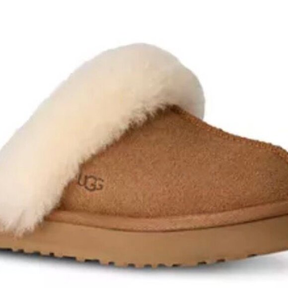 UGG Women's Disquette Slip On Shoes Chestnut Women’s 6 NWOB - Picture 3 of 13